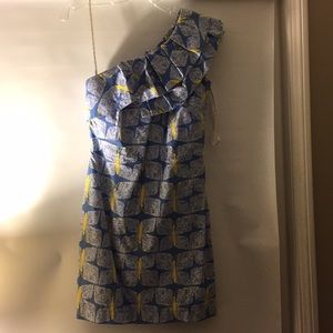 Lilly Pulitzer one shoulder dress